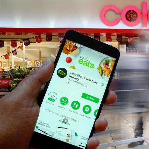 Sydney Coles Supermarkets Delivering Groceries With UberEats