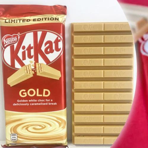 KitKat Launches Limited Edition Gold Chocolate Bar