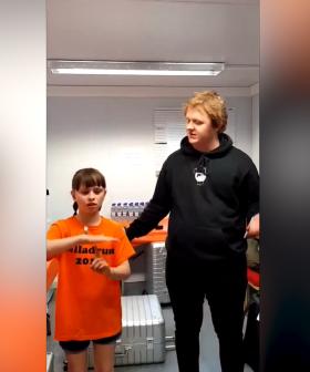 Lewis Capaldi Sings With 10-Year-Old Deaf Fan As She Signs Along