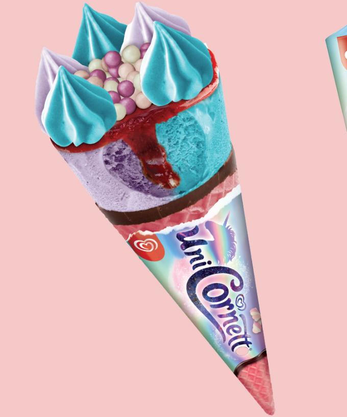 Cornetto Has Made A Unicorn Inspired Ice Cream With A Pink Cone