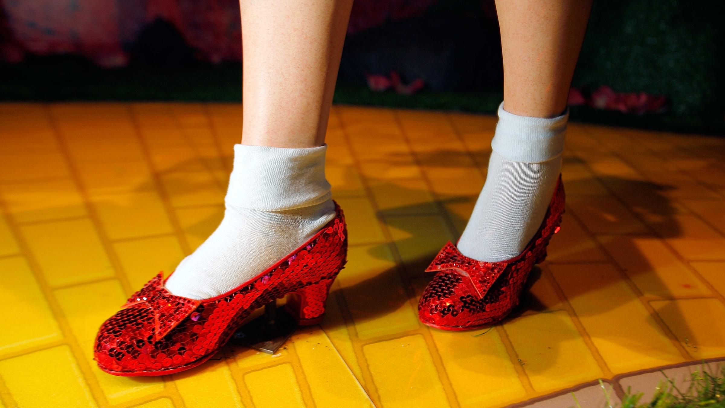 Reward offered for stolen Wizard Of Oz Ruby Red slippers