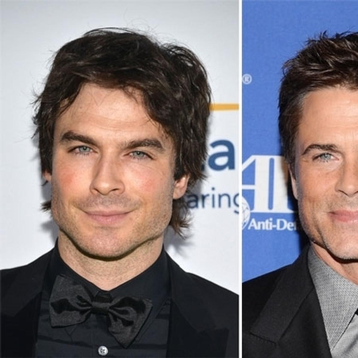 Ian Somerhalder And Rob Lowe,The One And Only Argan Oil Hair Color 1n Black