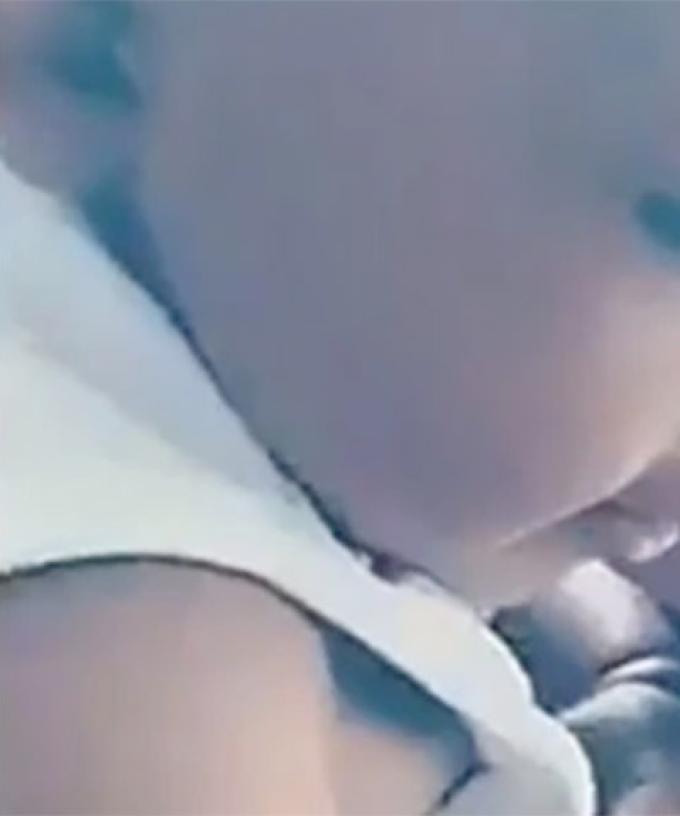 Kim Kardashian Just Posted The Cutest Snapchat Of Baby Saint