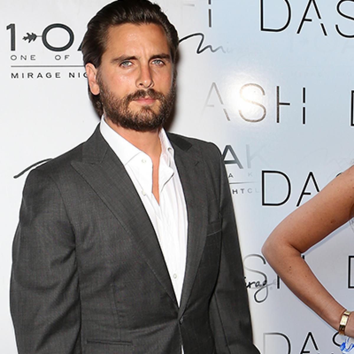 Spotted Kourtney Kardashian With Scott Disick At Party