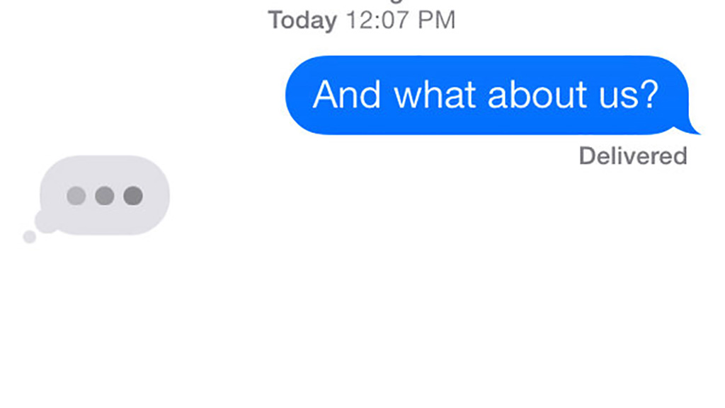 What The Three Little Dots In iPhone Messaging Are All About
