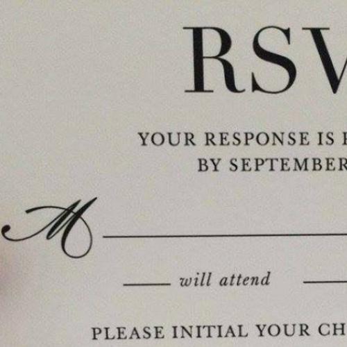 Couple Add Very Unsavoury Meal Option To Wedding Rsvp