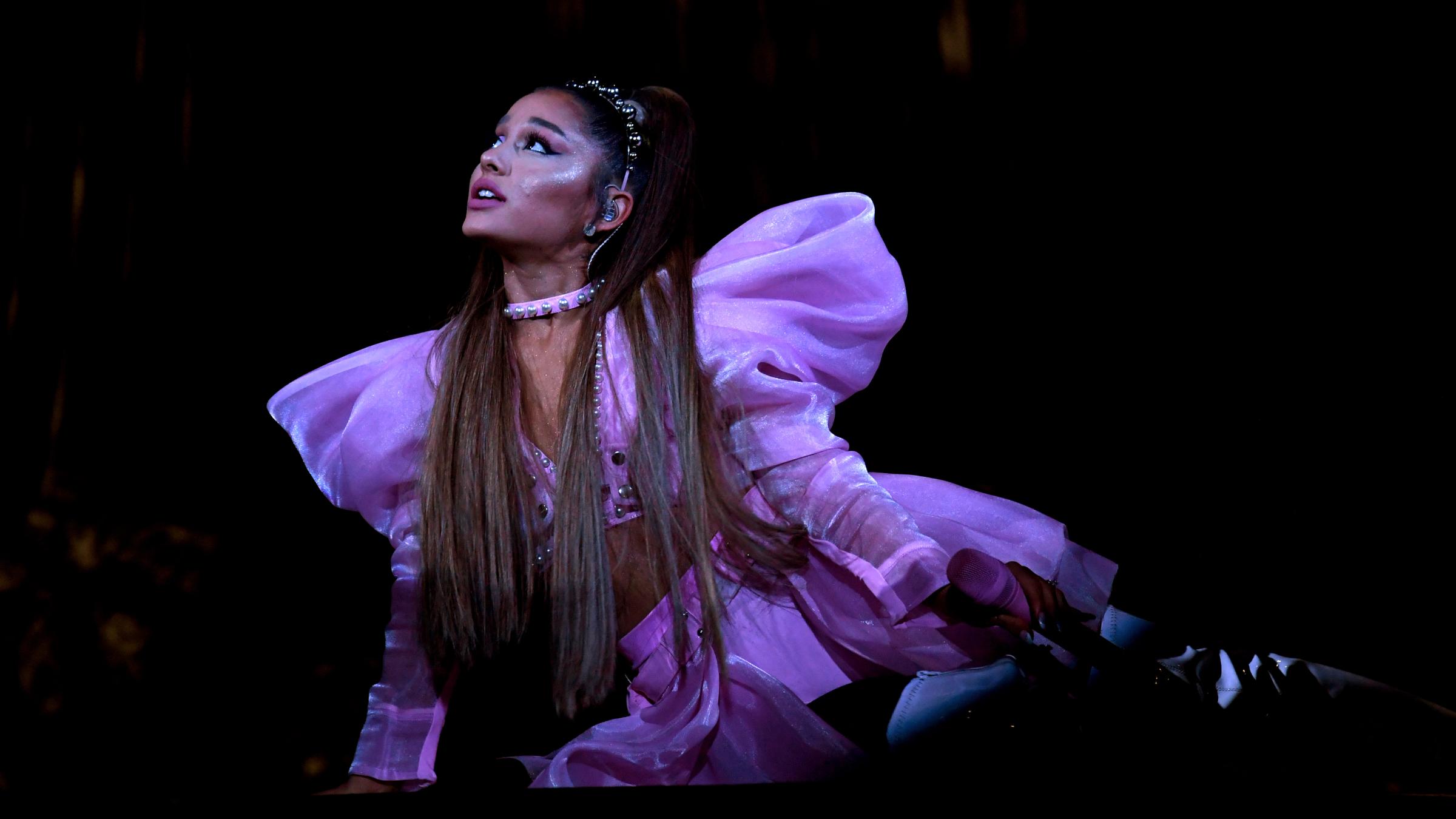 Ariana Grande Falls Off Stage At Concert: Watch Her Bounce Back Like A Boss - Thumbnail Image