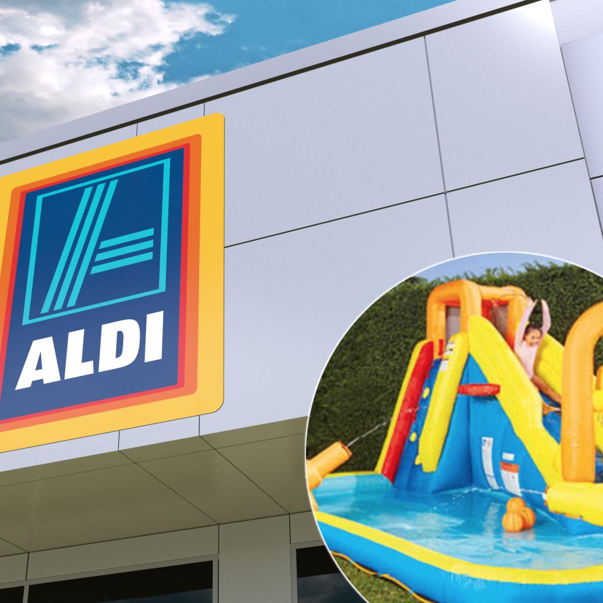 Aldi Jumping Castle Water Slide