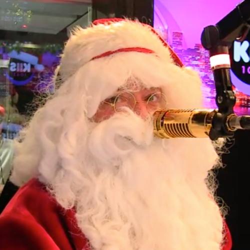 Santa Stops By The Studio To Answer Kids Questions