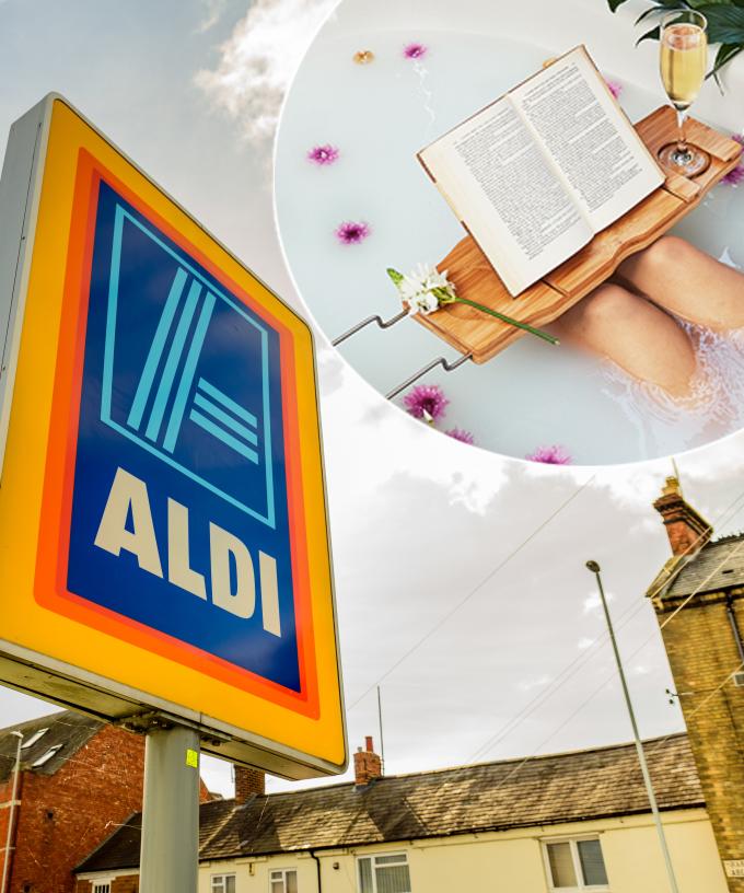 This Aldi Bamboo Bath Caddy Will Make You Feel Like You Re At An Actual Spa