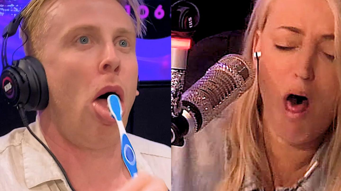 Kyle & Jackie O producer uses shitty ‘MAFS’ toothbrush 💩