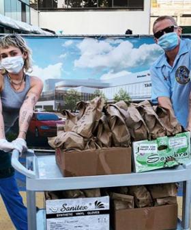 Miley Cyrus And Cody Simpson Deliver Tacos To Healthcare Workers Amid Coronavirus Pandemic