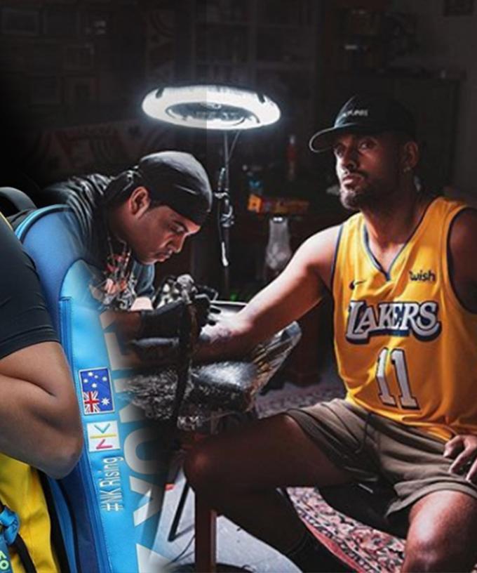 Nick Kyrgios Reveals Sleeve Tattoo Tribute To Kobe Bryant On Mamba Day