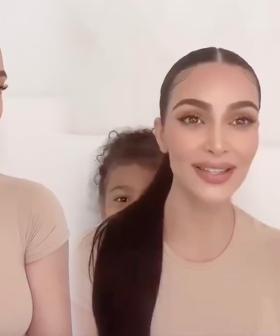 North West Interrupting Kim Kardashian’s Video About Social Distancing Is Such A Mood