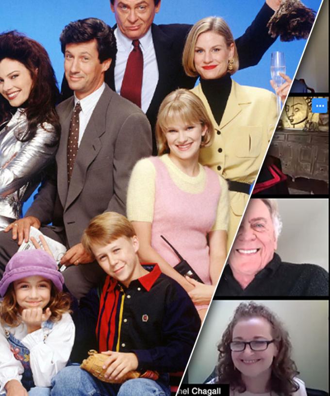 The Cast Of The Nanny Reunite For Virtual Table Read Of The Show S First Episode