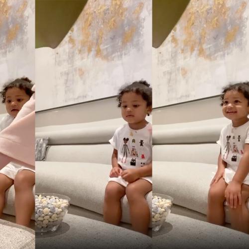 Kylie Jenner's 2-Year-Old Daughter Stormi Has More Patience Than We'll Ever Have In New, Viral Challenge