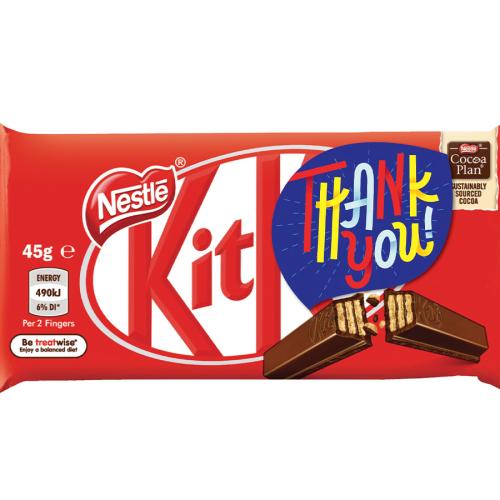 KitKat Gives 250,000 'Thank You' Labelled Bars To Thousands Of Healthcare Workers