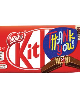 KitKat Gives 250,000 'Thank You' Labelled Bars To Thousands Of Healthcare Workers