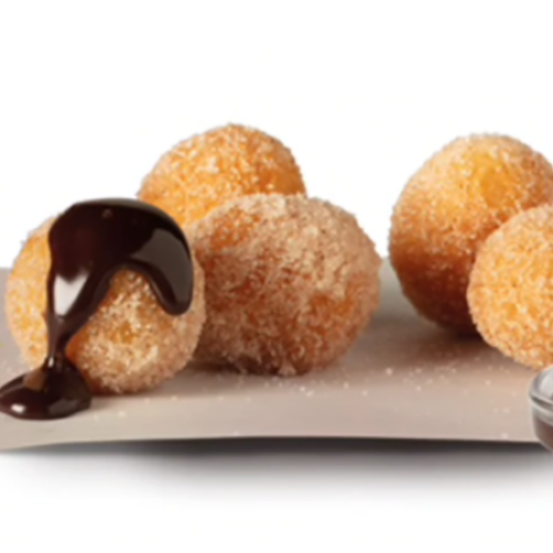 You Can Now Get Donut Balls From Maccas W/ Hot Fudge Sauce & Everything Is Good Again