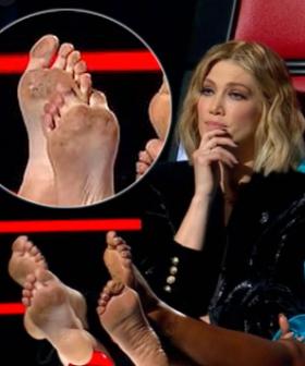 Everyone Is Losing It Over Delta Goodrem’s Dirty Feet On The Voice
