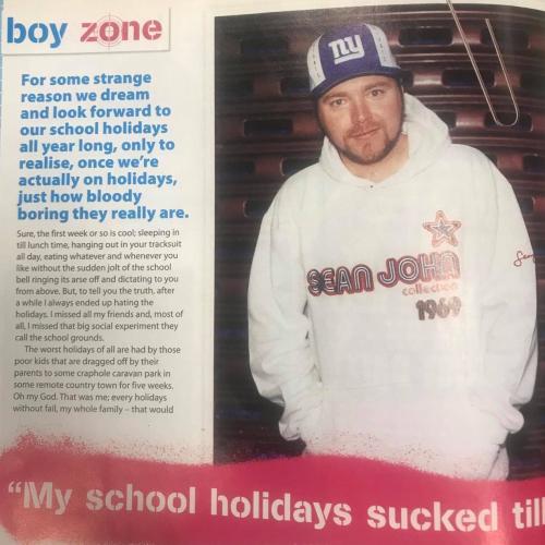 We've Dug Up Kyle's Old Dolly Magazine Columns From The Early 2000's- Read It Here!