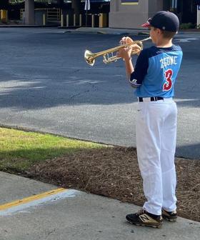12-Year-Old Boy Plays Trumpet Every Night For Frontline Workers Outside Hospital