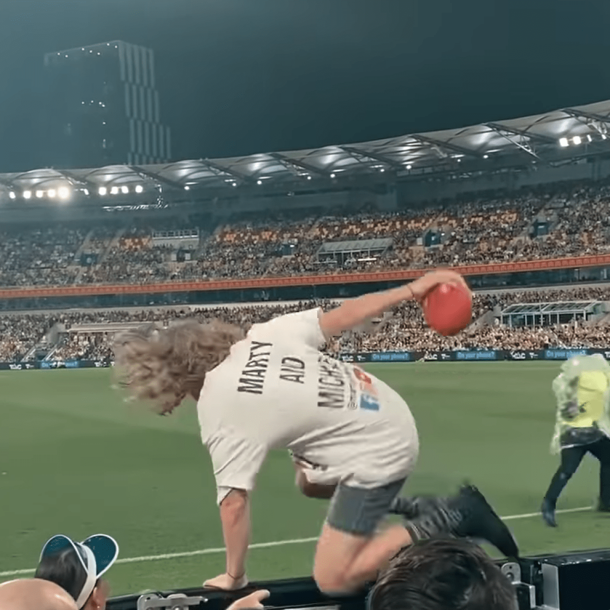 Afl Streaking Internet Pranksters Marty Michael Apologise For Stunt