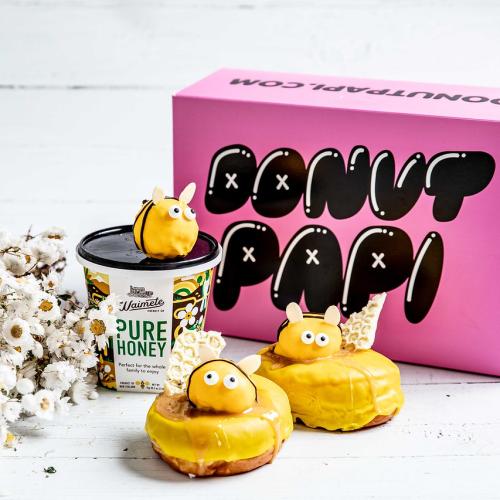 Donut Papi's Releasing Adorable 'Save The Bees' Honey-Filled Doughnuts