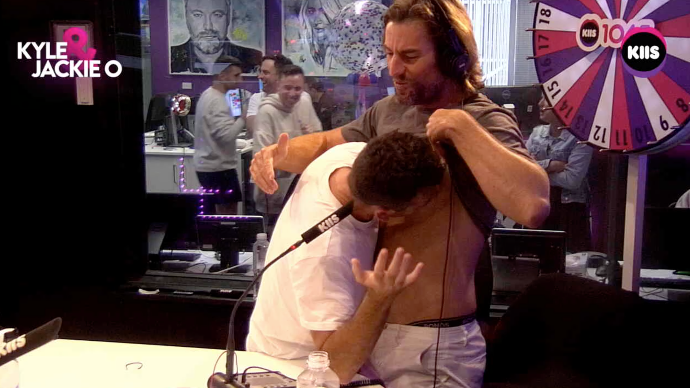 I'm A Celeb's Ash Williams Lets KIIS Producer Do Something WILD To Him