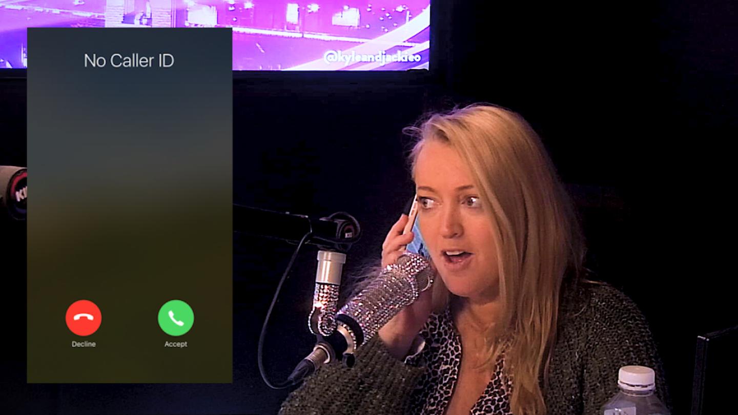 Jackie O's mystery caller revealed!