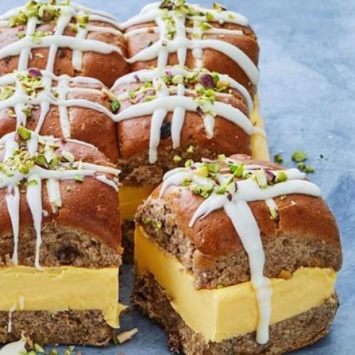 Taste.Com Have Come Through AGAIN With These Hot Cross Bun Vanilla Slices