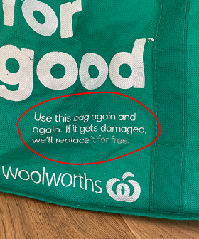 People Are Only Just Realising This Little Known Fact About Woolworths Green Bags