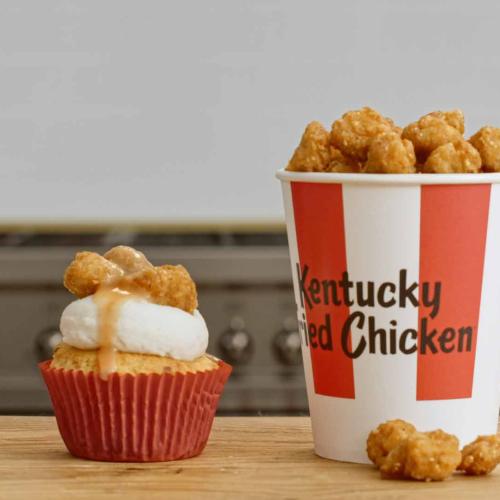 KFC Has Created A Popcorn Chicken Savoury Cupcake... & We Have The Recipe