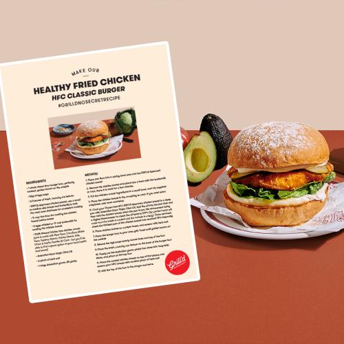 Grill'd Has Released The Recipe For One Of Their Brand New Fried Chicken Burgers!