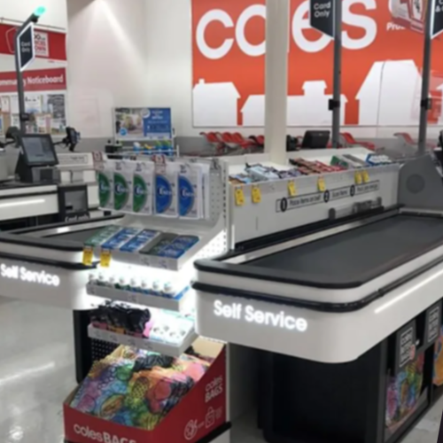 Monty's 'Checkout Chick' Dreams Come True With The New Coles Self-Serve