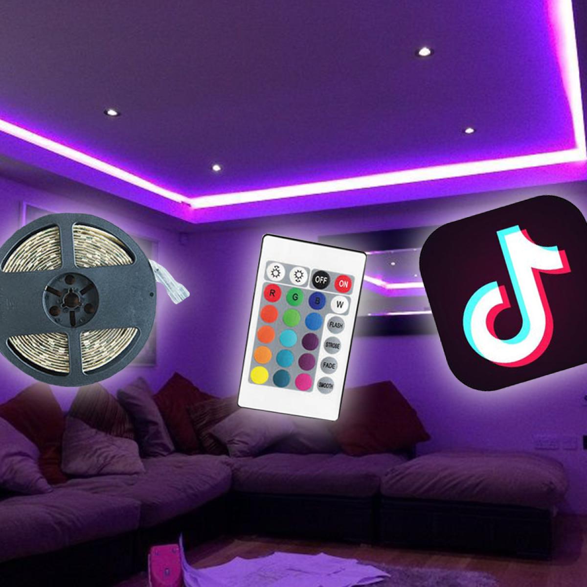 Aldi's Flogging The LED Strip Lights All The Cool TikTokers Have Got