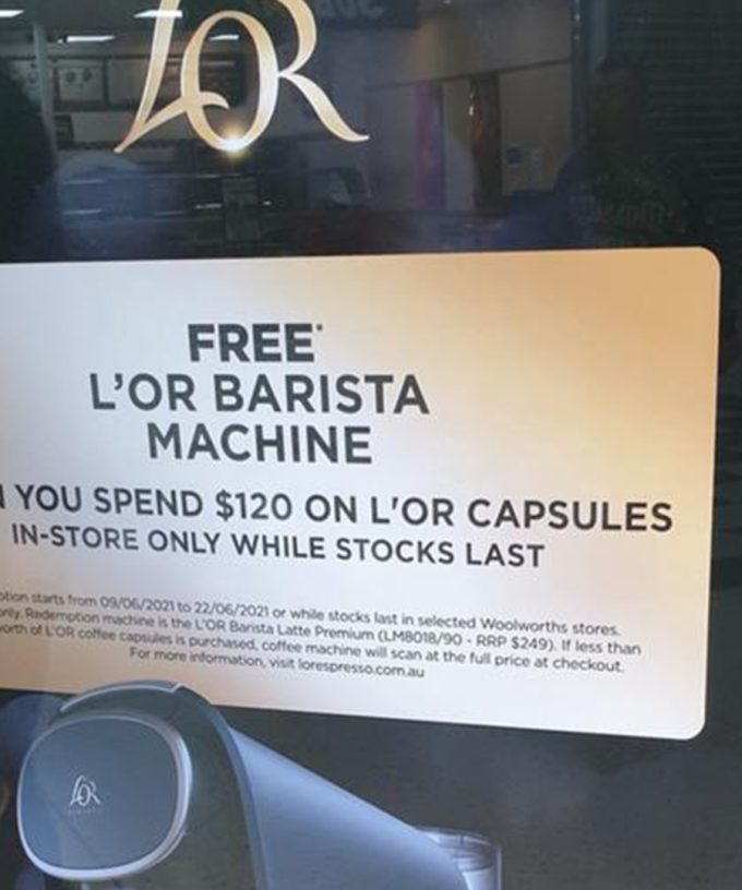 Woolworths Supermarkets Is Giving Away Free Coffee Machines In Amazing New Promotion