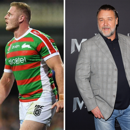 Rabbitoh's Tom Burgess Reveals What Russell Crowe Sends In The Group Chat Before A Game
