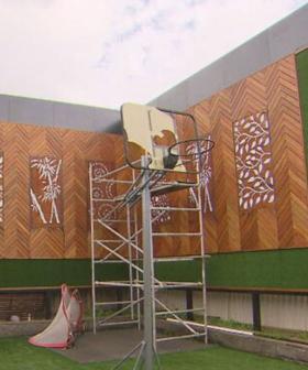 Sydney Man Builds Huge WALL In His Backyard Without Council Approval Because He Was Bored