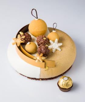 Dessert King Reynold Poernomo Has Created Two Ferrero Rocher Christmas Dessert & He's Sharing The Recipe's With YOU!