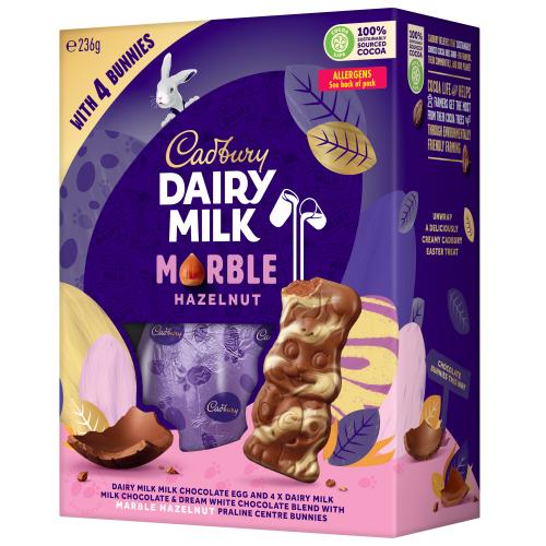 How Egg-citing, Cadbury Has Released MARBLE CHOCOLATE Bunny Packs!