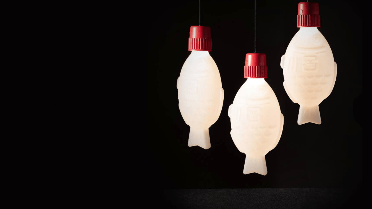 This Company Makes Adorable Soy Sauce Fish Lamps Out Of Recycled Plastic!