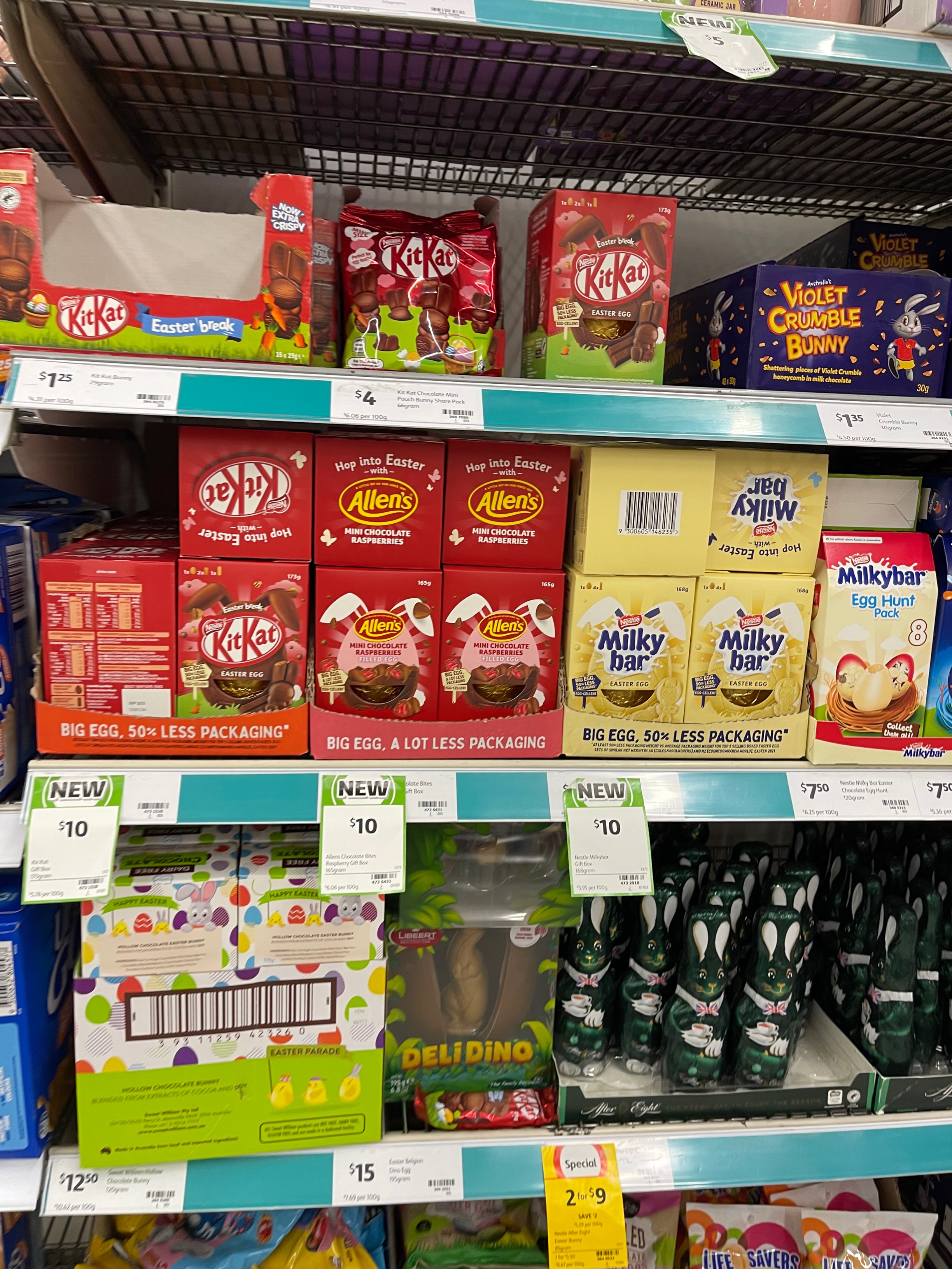 Allen’s Chocolate Raspberry Filled Eggs Have Been Spotted At Woolies!