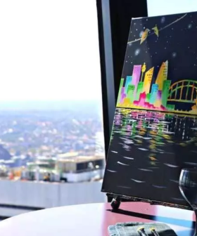 Sydney & Melbourne Are Hosting Paint And Sip Sessions In Their Iconic Skyscapers!