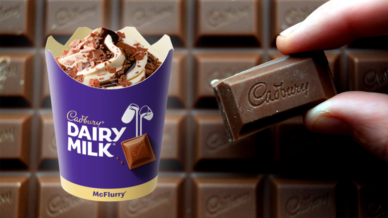 Macca's Latest Cadbury Dairy Milk McFlurry Is ICONIC!
