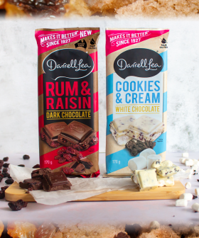 Darrell Lea's Released BRAND NEW White & Dark Chocolate Blocks!