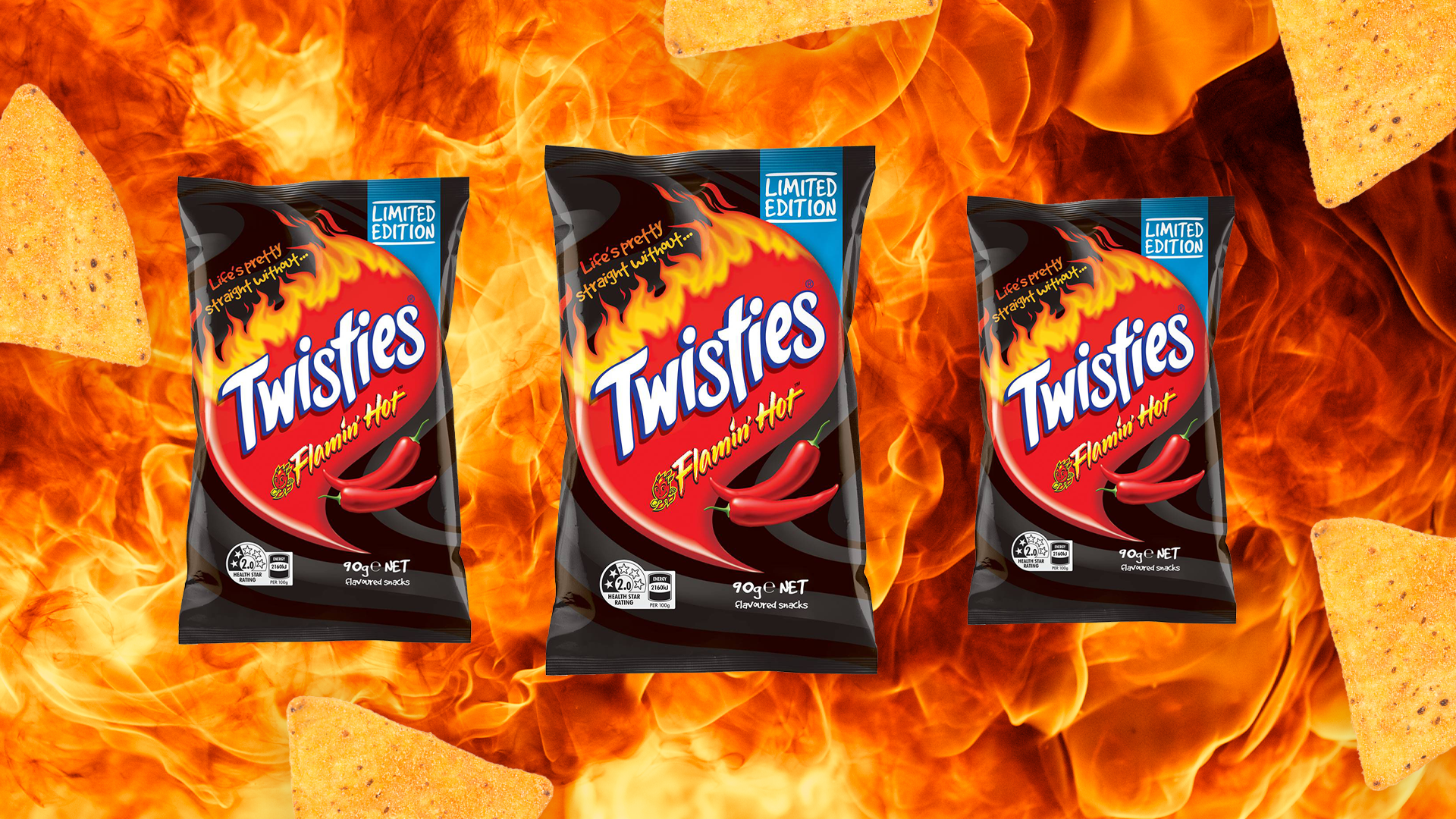 Twisties LIMITED EDITION Flavour 'Doritos Flamin' Hot Cheese Supreme' To Be Released!