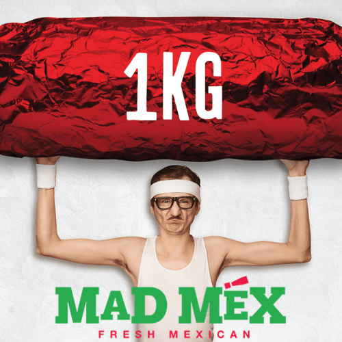 1KG Burrito! Are You Up For The Challenge?