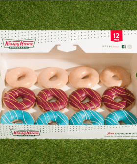 Blues & Maroons Themed Krispy Kremes!