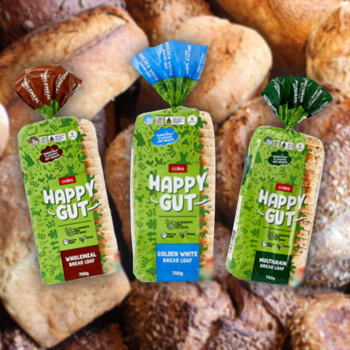 Coles Release NEW 'Happy Gut' Bread, To Make Your Digestive Track Smile!